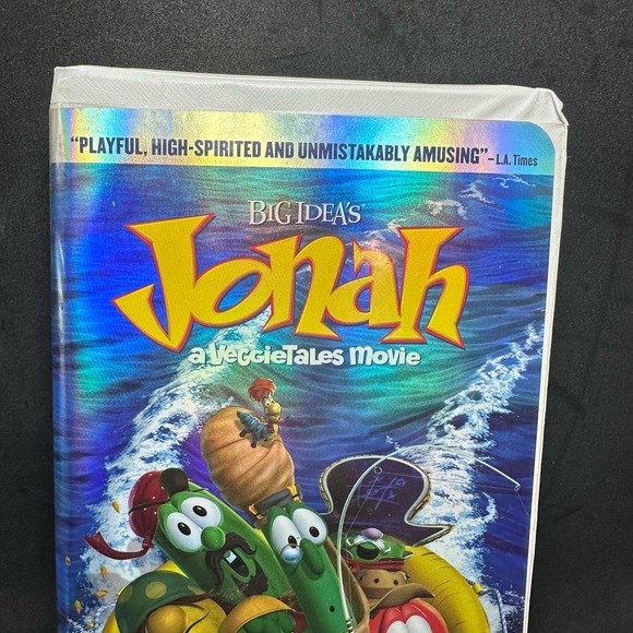 Jonah A Veggie Tales Movie VHS Tape 2002 Family Animated Childrens Kids Used - Picture 8 of 9